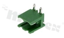 Pluggable terminal block; pitch 5.00mm; 2-ways; male; R/A pin header; open type; UL 300V/15A; TUV:320V/20A