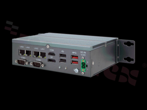 Bezwentylatorowy komputer przemysłowy; Celeron J6412; RAM: 4GB; 2xCOM; 4xUSB; 4xLAN; GPIO; Audio; SATA; HDMI; DP; temp.pracy: -20+60C; 12-24VDC