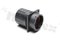 Standard Connector circular; Sq Flg Rcpt w endcap 32 pins; SZ 18 Pin