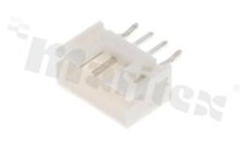 Header for PCB; pitch 2.00mm; 4-contacts; THT; male; top entry; 100V/2A