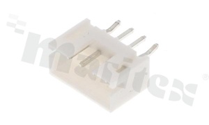 Złącze kablowe do PCB; w rastrze 2.00mm; 4-stykowe; montaż: THT; męskie; pionowe; 100V/2A