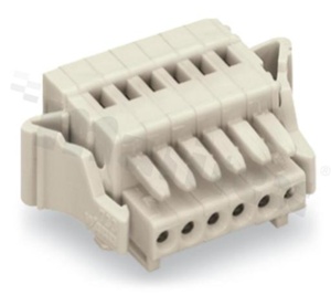 Pluggable terminal block; 2.50mm pitch; 7-ways; female; for wire 0.50mm2(28-20AWG); wire insertion direction same as plug-in direction; UL: 150V/4A