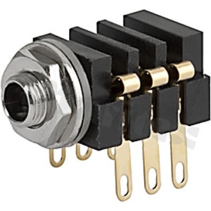 Audio-video connectors; 1 A; Gold; Panel, Through Hole; Solder
