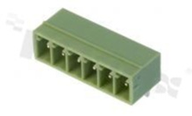 Pluggable terminal block; pitch 3.50mm; 8-ways; male; R/A pin header; closed type; UL 300V/8A; TUV:250V/7A