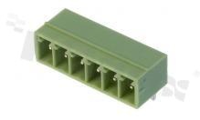 Listwa zaciskowa rozłączalna; w rastrze 3.50mm; 8-torowa; męska; kątowa; zabudowana; UL 300V/8A; TUV:250V/7A