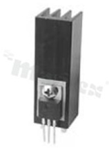 Heatsink; TO-220; 16.26x16.26x25.40mm; black; anodized aluminium; RoHS.