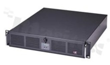 obudowa rack mount 19''; 2U; 5 slotów na karty ISA/PCI/PCIe; przeznaczona+montażu pasywnych platerów; zewnętrzne kieszenie 1 slimCD-ROM 1x 5.25''; 1x 3.5''; wewnętrzna kieszeń 3.5''; głębokość 450mm
