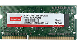 RAM 2GB 1333MHz DDR3L SODIMM 204-pin; INNODISK; operating temperature 0+85C; M3ST-1GMFCLN9-J