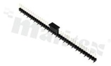 Listwa stykowa do PCB; w rastrze 2.54mm; 1x40 styków; montaż: SMD; męska; prosta; jednorzędowe