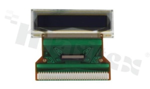 Display LGM OLED; LCD graphic; 0.84"; 96x16 pixels; luminous white; active area 21.1x3.5mm; FPC for soldering; 31 pins