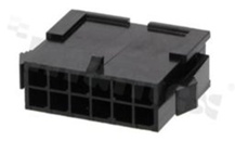 Korpus złącza kablowego; w rastrze 3.00mm; 14-stykowego [2x7]; męskie; dwurzędowe; na przewód AWG#20-24; 250V/5A