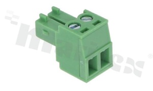 Pluggable terminal block; 3.81mm pitch; 2-ways; female; for wire 1.5mm2 (AWG 28-16); wire insertion direction same as plug-in direction; p.bronze contacts; brass cage; UL 300V/8A; TUV 250V/7A