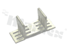 Heatsink; moulded; TO-252; D-PAK; 8x21.86x10.16mm; matte tin plated; copper C1100; RoHS.