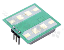 Moduł mikrofalowy V11-H, pasmo K, częstotliwość 24 GHz, V:5VDC, wymiary: 25x25x7mm