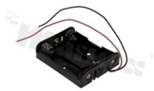 3xAA Battery holder; with 26AWG wire 15cm
