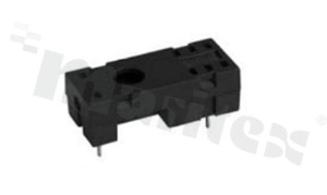 Gniazdo do przekaźnika HF118F; 10A; 5 pinów; Montaż: THT; 10A/250 VAC