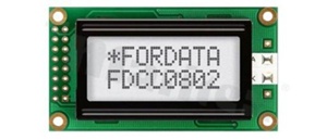 Display LCM; LCD character; 8x2 chars; FSTN positive; white LED; view 06:00; 5.0 V; additional font Cyrilica