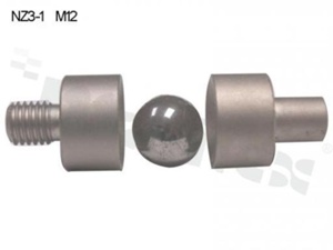 Akcesoria do belek tensometrycznych - przegub kulowy, 25*67.1mm, gwint M12