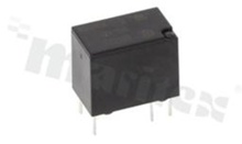 Electromagnetic relay; contact rating current 2A; coil voltage 5VDC; changeover contact (1C); coil power: 200mW; 1A/30VDC; 0.5A/125VAC