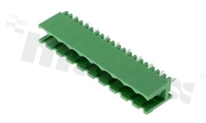 Listwa zaciskowa rozłączalna; w rastrze 5.00mm; 10-torowa; męska; pionowa; otwarta; UL 300V/15A; TUV:320V/20A