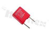 Polyester capacitor; 1uF; 400V; 10%; p=22.5mm; 10.5x19x26.5mm; -55+100C