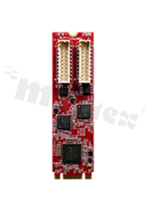 Karta rozszerzeń M.2 -> 2 porty PoE+; temp. pracy: 0+70 st.C