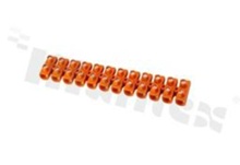 Listwa zaciskowa gwintowana; 12-torowa; 24 zaciskowa; żeńska; na przewód 1-2,5mm2; mosiężna; 450V/24A