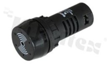 Sygnalizator dźwiękowy; 22mm; zacisk śrubowy; plastik; IP40.