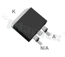 Schottky Diode; SiC SBD; 650V; 8A; -55+175 deg.C; SMD; TO263-2L