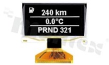 Wyświetlacz LGM OLED; LCD graficzny; 2.4"; 128x64 pixels; luminous white; FPC to ZIF connector; active area 55.01x27.49mm; FPC to ZIF connector; 12 pins