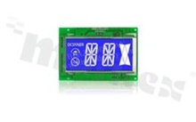 Display LCM; LCD znakowy; 16x2 znaków; STN pozytywowy żółto-zielony; z podświetlenia LED B/G; kąt patrzenia 6:00