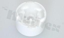 Soczewka do diod LED high power; mid power; kąt rozsyłu: 12 do 20 stopni FWHM; ilość diod: 1; rozmiar: okrąg 16mm; wysokość: 9.7mm; rodzaj materiału: PMMA; PC; sposób mocowania: taśma