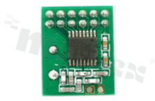 Moduł; ISM; transceiver; 433MHz; +4dBm; -105dBm; SPI; FSK; 2.2-3.8V; DIP