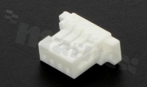 Crimp terminal housing; pitch 1.00mm; 4-contacts; female; applicable wire AWG#28-32; 50V/1A