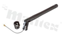 Antenna; stick swivel; Wi-Fi/Bluetooth/ISM; 2400MHz; linear; omni-directional; 0.05m; IPEX/U.FL; connector mount; fi7.8x104.1mm; black