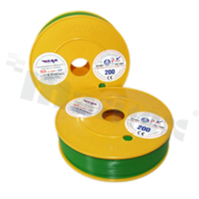 Przewód pojedynczy TLY/LIY; z wielodrutową miedzianą żyłą; zielony; przekrój 0.22mm2; AWG 24; 300V; -40+105 st.C; 200m.