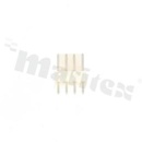 Header for PCB; pitch 2.54mm; 4-contacts; THT; male; top entry; 250V/3A