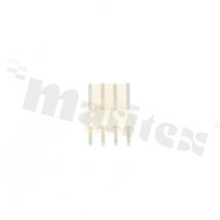 Header for PCB; pitch 2.54mm; 4-contacts; THT; male; top entry; 250V/3A