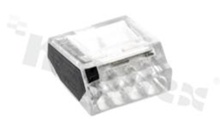 Installation quick splice pitch 3.5 mm; 4-way; spring clamp; wire cross section 0.5-2.5mm2; UL:15A/600V; VDE:24A/450V