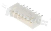 Header for PCB; pitch 2.50mm; 7-contacts; THT male; top entry; 250V/3A