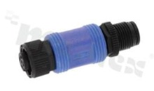 Terminator male(5pins)/ female(5pins), plastic thread, 4A, IP68, UL