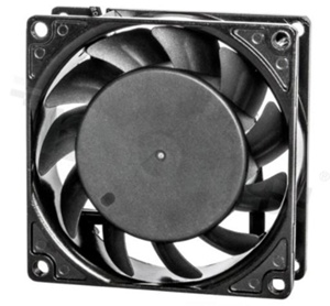 Fan; DC; 110VDC; 80x80x25mm; 1.29m3/min; 39.0dB.