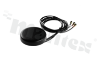 Antenna; combo; cylinder; LTE/GNSS; 700-2690MHz; 4.4dBi; VSWR<4.0; linear/RHCP; omni-directional/directional; ALSR100/ALSR100/RG174; 1m/1m/1m; SMA; screw; fi81.4x16.5mm; IP67