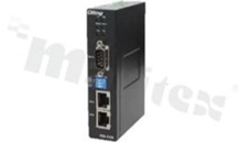Przemysłowy serwer portu szeregowego; konwerter RS-232/422/485 do Ethernet 10/100Base-T(X); 1 port szeregowy DB9; 2 porty Ethernet RJ45; temp. pracy: -40+70 st.C; zasilanie redundantne 12...48VDC; montaż na szynie DIN