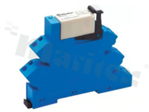 Interface relay; electromagnetic; contact rating current 8A; coil voltage 60VAC,60VDC; 2 changeover contacts DPDT; spring clamps; 8A/250VAC,8A/24VDC