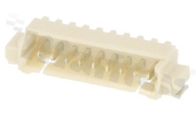 Header for PCB; pitch 1.25mm; 9-contacts; SMD; male; side entry; 125V/1A