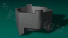 Carclo Holder 10750, 20.0MM HEXAGONAL BLACK, for Cree&trade; Xlamp&reg: XP-G; XT-E