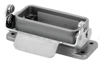 Obudowa panelowa Heavy-Mate seria A10; z uszczelką; prosta; temp. pracy -40°C do 100°C; IP65