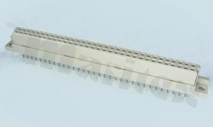 Złącze DIN; typu B; żeńskie; 2x32 styki; proste; L=4mm; RoHS