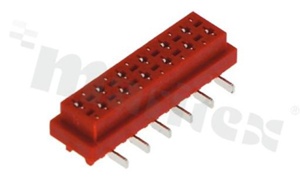 Złącze do PCB; w rastrze 1.27mm; 12-stykowe; montaż: SMD; żeńskie; proste